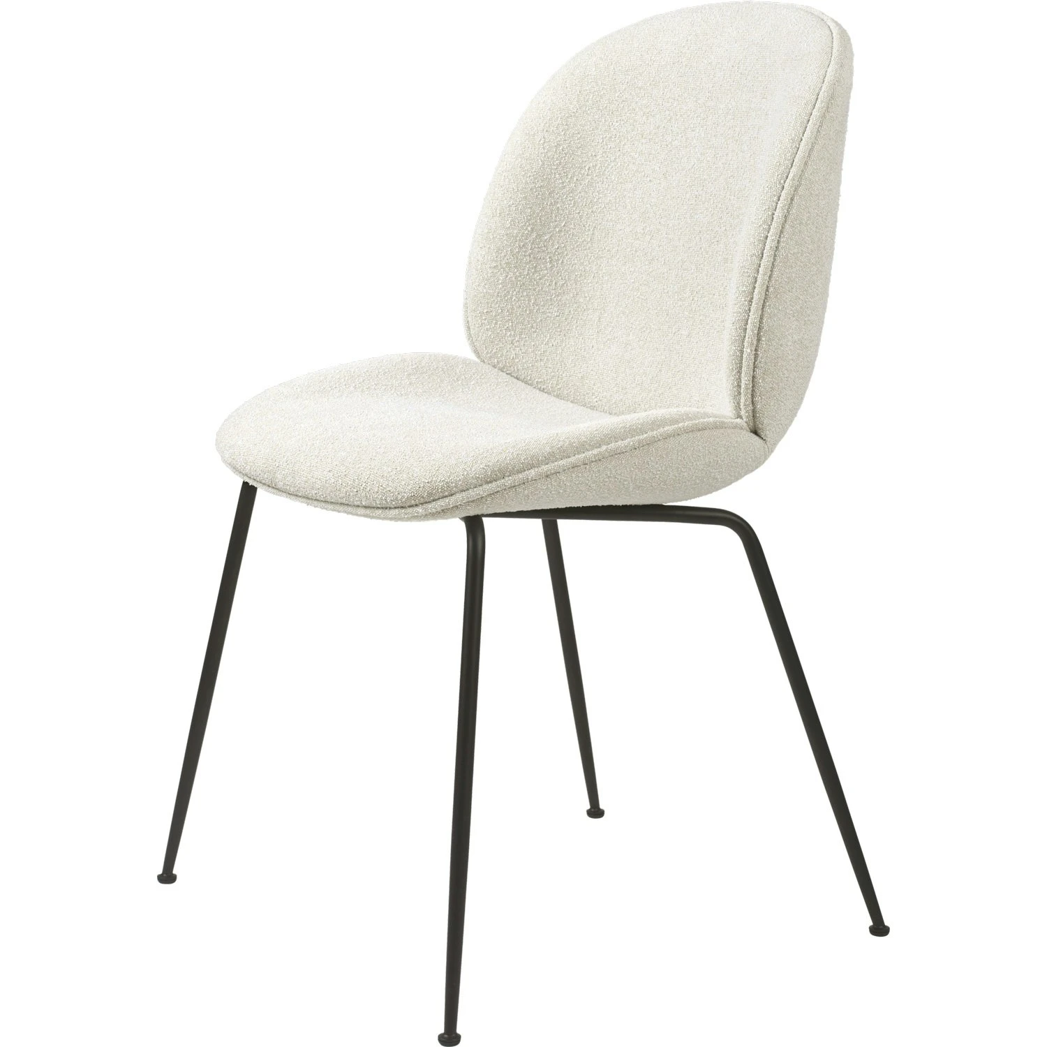 Gubi Beetle Dining Chair, Black, PG2, Li.Bouclé 001 1 Gubi Beetle Dining Chair, Black, PG2, Li.Bouclé 001