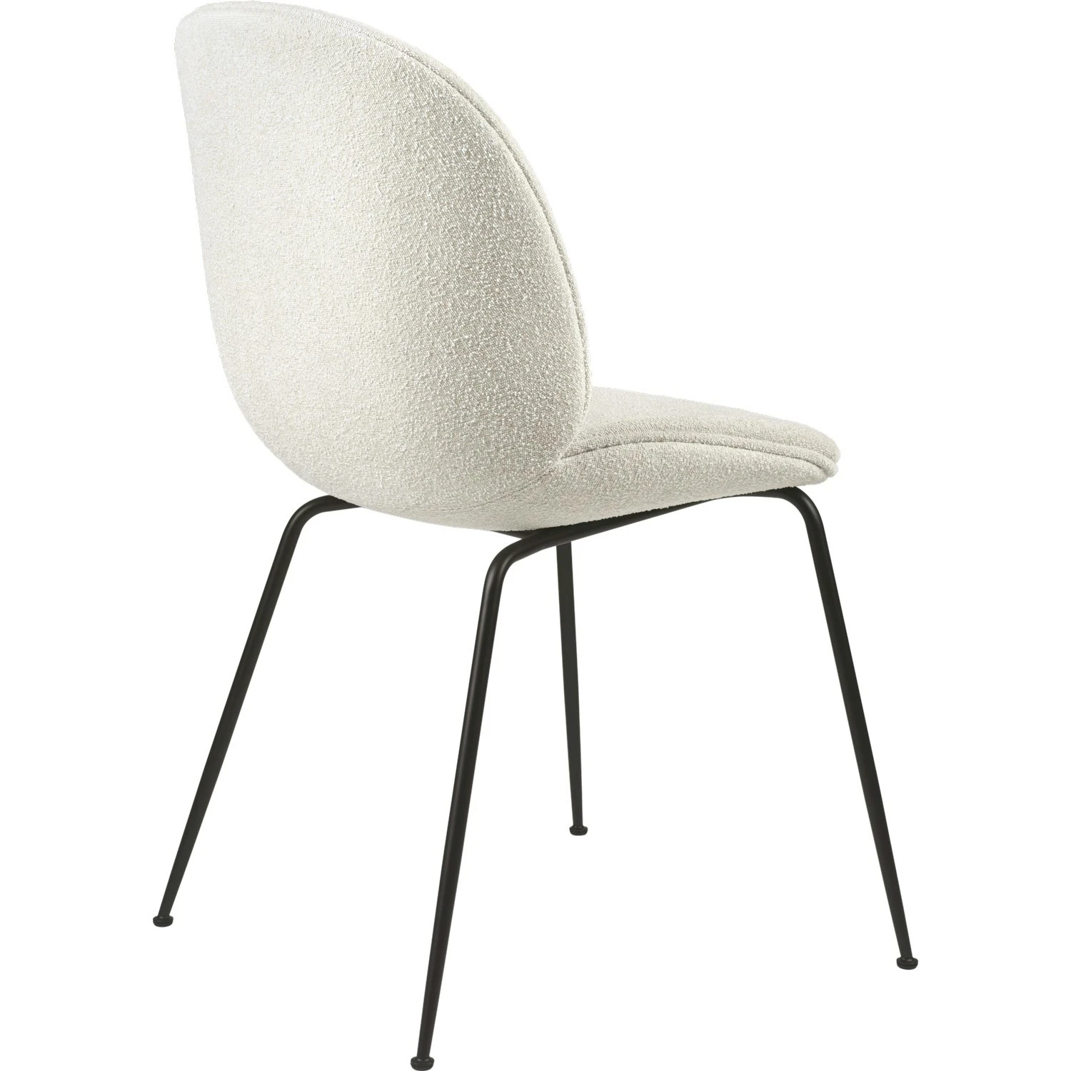 Gubi Beetle Dining Chair, Black, PG2, Li.Bouclé 001 3 Gubi Beetle Dining Chair, Black, PG2, Li.Bouclé 001 – Bild 3