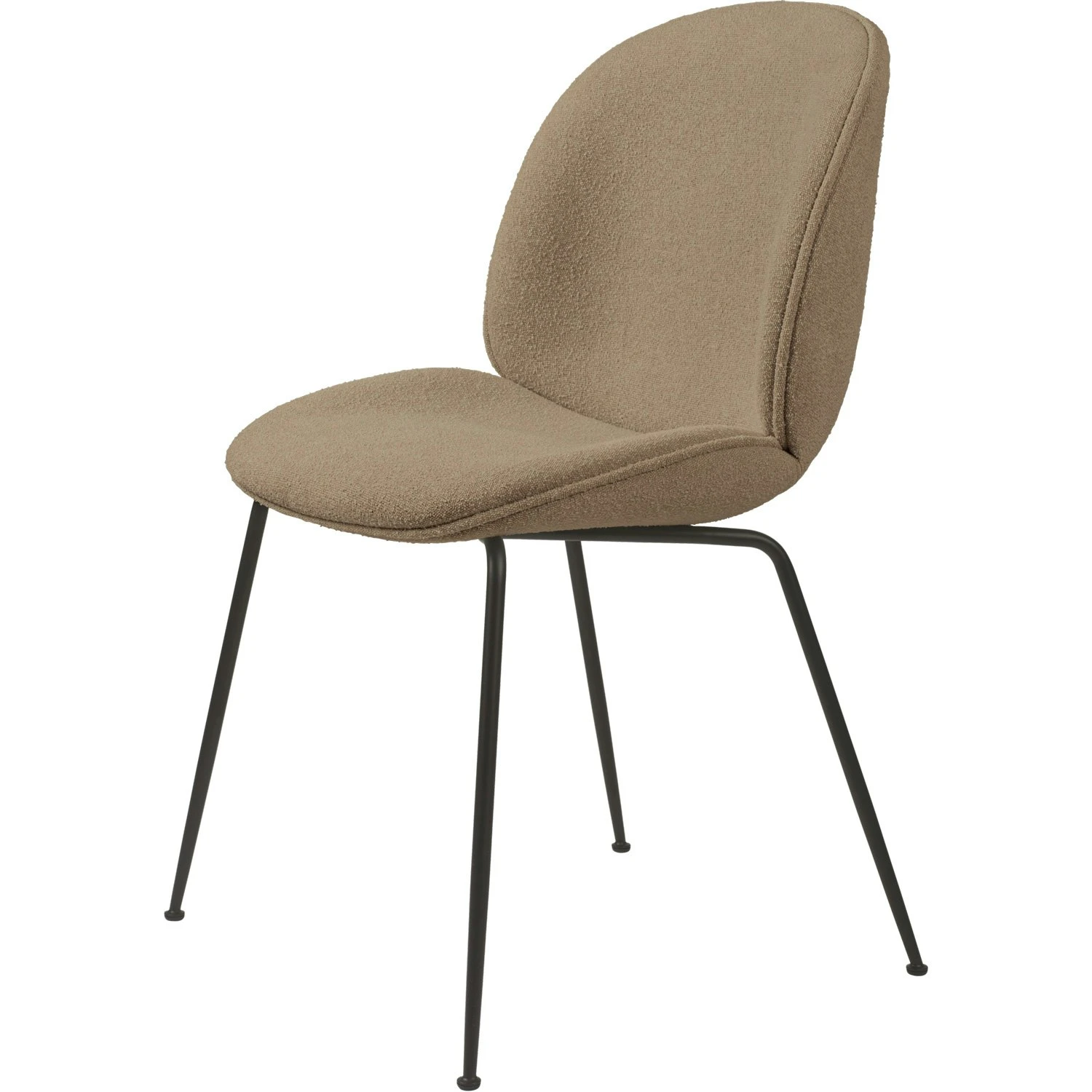 Gubi Beetle Dining Chair, Black, PG2, Li.Bouclé 003 1 Gubi Beetle Dining Chair, Black, PG2, Li.Bouclé 003