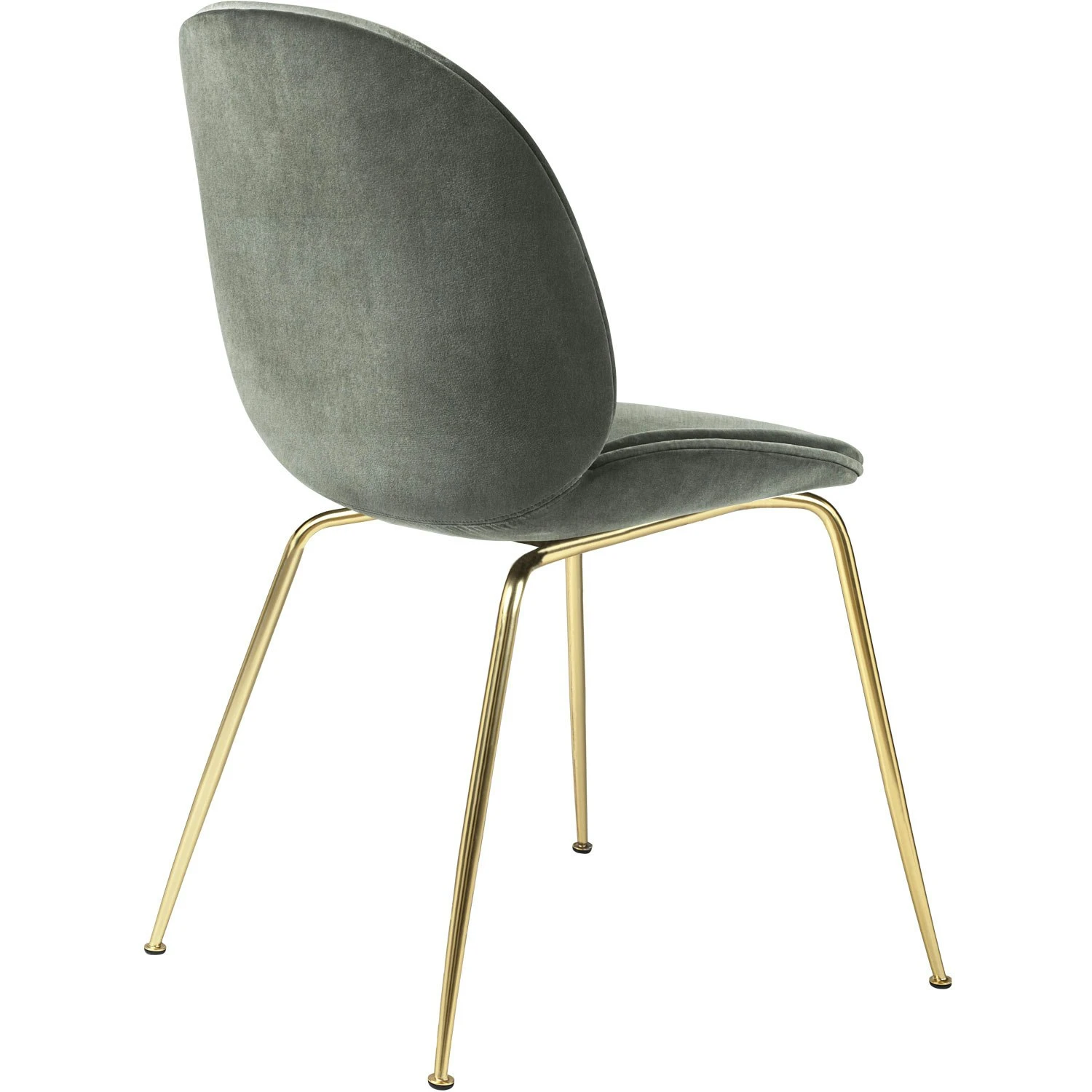Gubi Beetle Stuhl Brass / Eros, Pastel Green 2 Gubi Beetle Stuhl Brass / Eros, Pastel Green – Bild 2