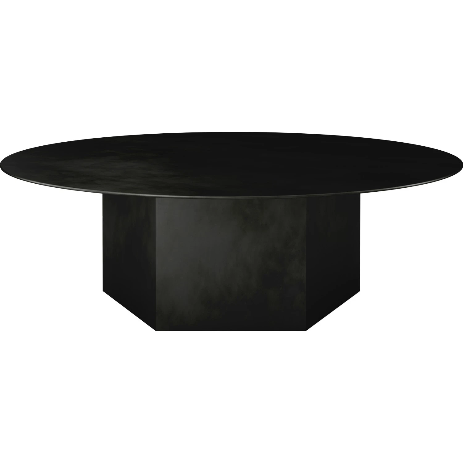 Gubi Epic Kaffeetisch Ø110 Stahl, Midnight Black 1 Gubi Epic Kaffeetisch Ø110 Stahl, Midnight Black