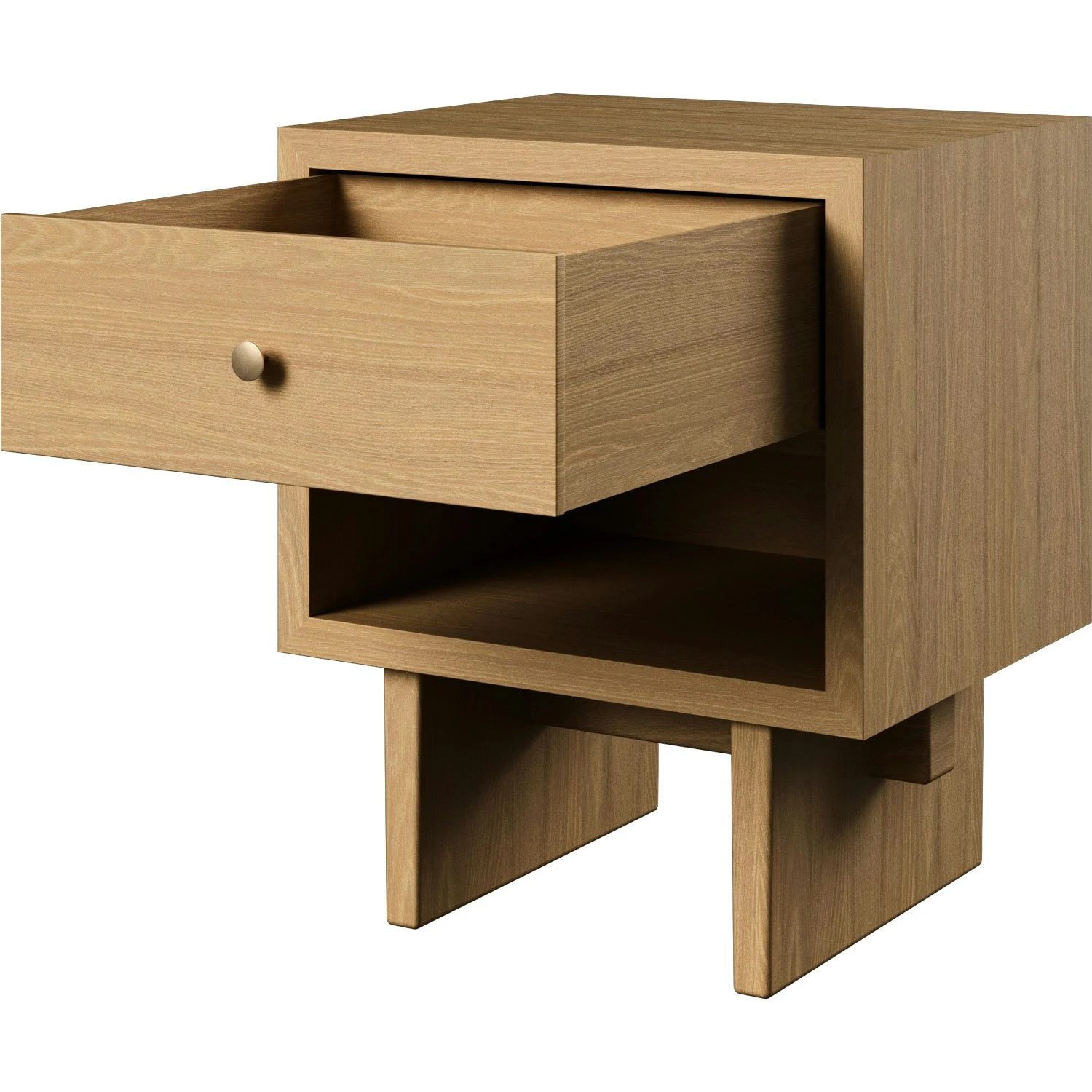 Gubi Private Beistelltisch 50x40x60 Cm, Licht Gebeizt Eiche 2 Gubi Private Beistelltisch 50x40x60 Cm, Licht Gebeizt Eiche – Bild 2