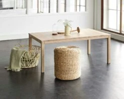 Klassik 6B Kaffeetisch Mit Schublade, 85x130 Cm, Weiß Geölt Eiche 5 Klassik 6B Kaffeetisch Mit Schublade, 85x130 Cm, Weiß Geölt Eiche -SitzEleganz Geschaft haslev 6b coffee table 85x130 white oiled oak with drawer 2