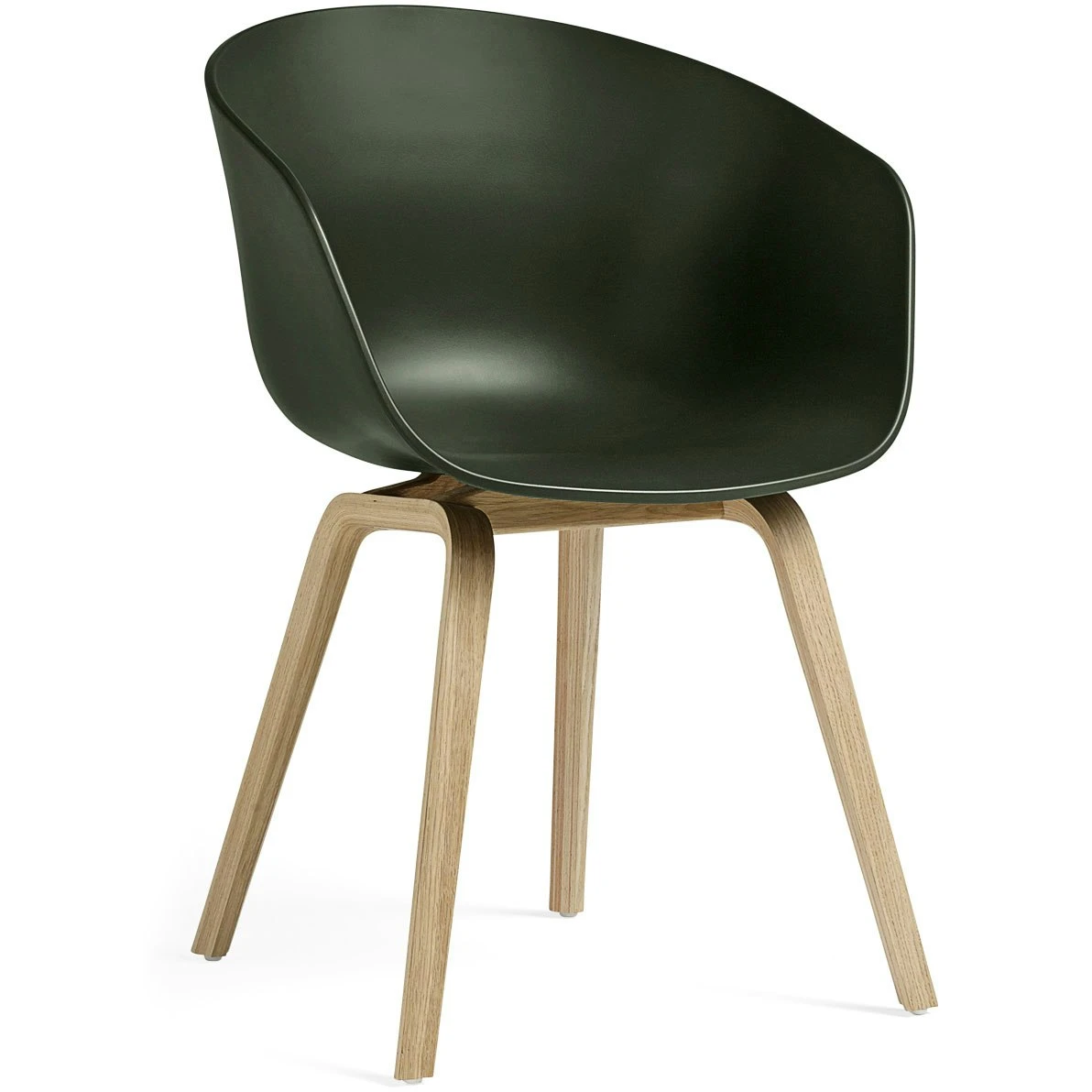 Hay AAC 22 Stuhl, Mit Wasserlack Behandelter Eiche / Grün 1 Hay AAC 22 Stuhl, Mit Wasserlack Behandelter Eiche / Grün