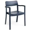 Hay Pastis Lehnstuhl, Steel Blue