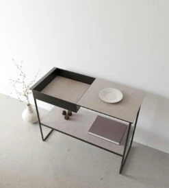 LIND DNA Konsolentisch Aufbewahrung 2 Regalböden, Bull Warm Grey 9 LIND DNA Konsolentisch Aufbewahrung 2 Regalböden, Bull Warm Grey -SitzEleganz Geschaft lind dna konsolentisch zum lagern mit 2 regalboden 8