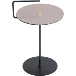 LIND DNA Pick-Up Beistelltisch Jewel D: 38 Cm, Bull Warm Grey / Schwarz