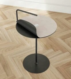 LIND DNA Pick-Up Beistelltisch Jewel D: 38 Cm, Bull Warm Grey / Schwarz 8 LIND DNA Pick-Up Beistelltisch Jewel D: 38 Cm, Bull Warm Grey / Schwarz -SitzEleganz Geschaft lind dna pick up beistelltisch jewel d 38 cm bull 9