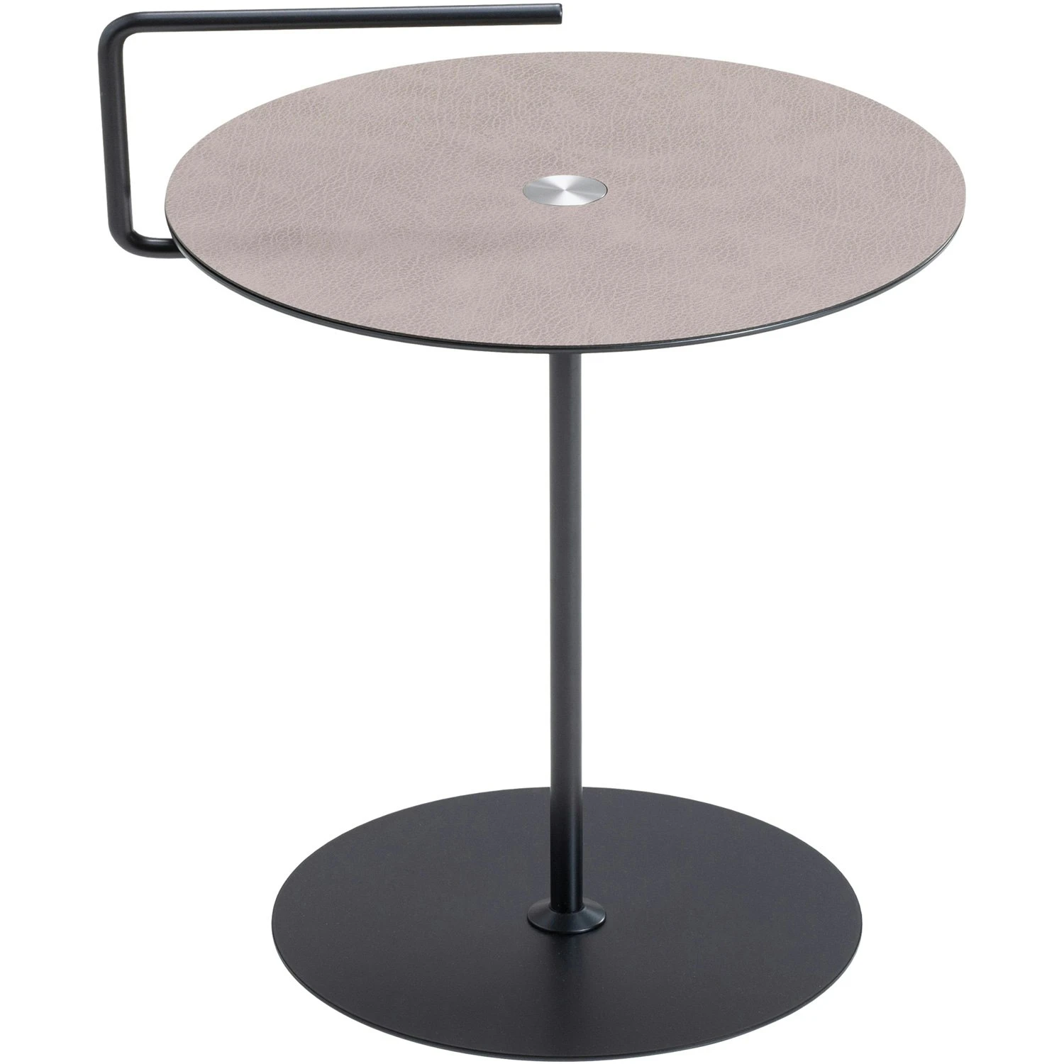 LIND DNA Pick-Up Beistelltisch Jewel D: 48 Cm, Bull Warm Grey / Schwarz 1 LIND DNA Pick-Up Beistelltisch Jewel D: 48 Cm, Bull Warm Grey / Schwarz