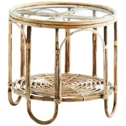 Madam Stoltz Beistelltisch Bambus, 46x49 Cm