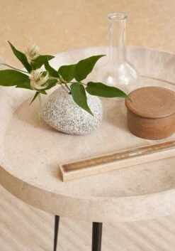 Mater Bowl Kaffeetisch Medium Ø 46 Cm, Wood Waste Grey 8 Mater Bowl Kaffeetisch Medium Ø 46 Cm, Wood Waste Grey -SitzEleganz Geschaft mater bowl table medium coffee black 11