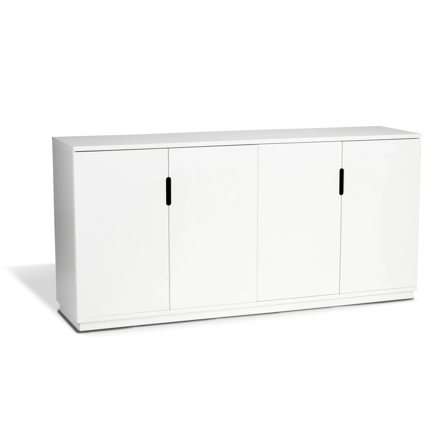 Aoko Sideboard Bedeckte Türen, Weiß 2 Aoko Sideboard Bedeckte Türen, Weiß – Bild 2