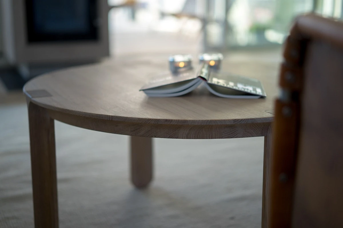 Cupid Coffee Table, Oak / White Wax Oil 3 Cupid Coffee Table, Oak / White Wax Oil – Bild 3