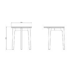 Höllviken Beistelltisch Ø45x50 Cm, White Pigmented Oak -SitzEleganz Geschaft mavis hollviken beistelltisch 45 cm 1