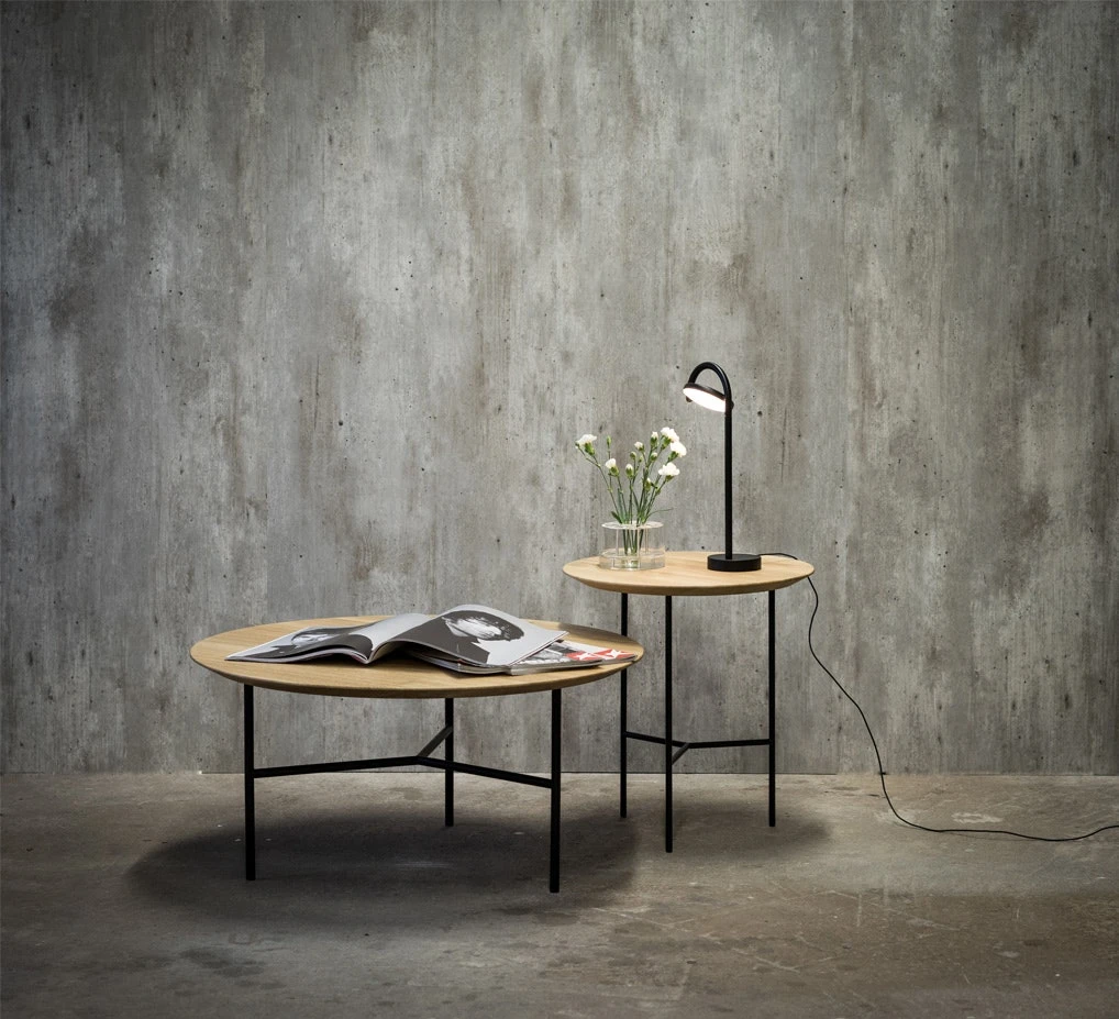 Tribeca Beistelltisch Lackierte Eiche / Schwarz, 47 Cm 5 Tribeca Beistelltisch Lackierte Eiche / Schwarz, 47 Cm – Bild 5