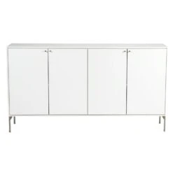 Volt Sideboard Bedeckte Türen, Weiß