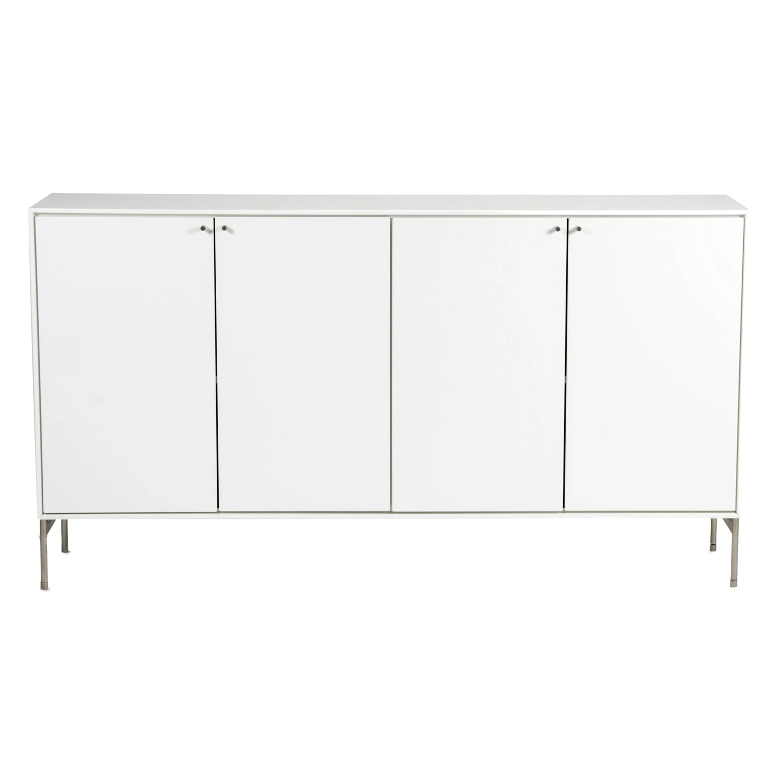 Volt Sideboard Bedeckte Türen, Weiß 1 Volt Sideboard Bedeckte Türen, Weiß