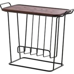 Maze Minnie Mae Tisch Mit Zeitschriftenständer Esche/Schwarz