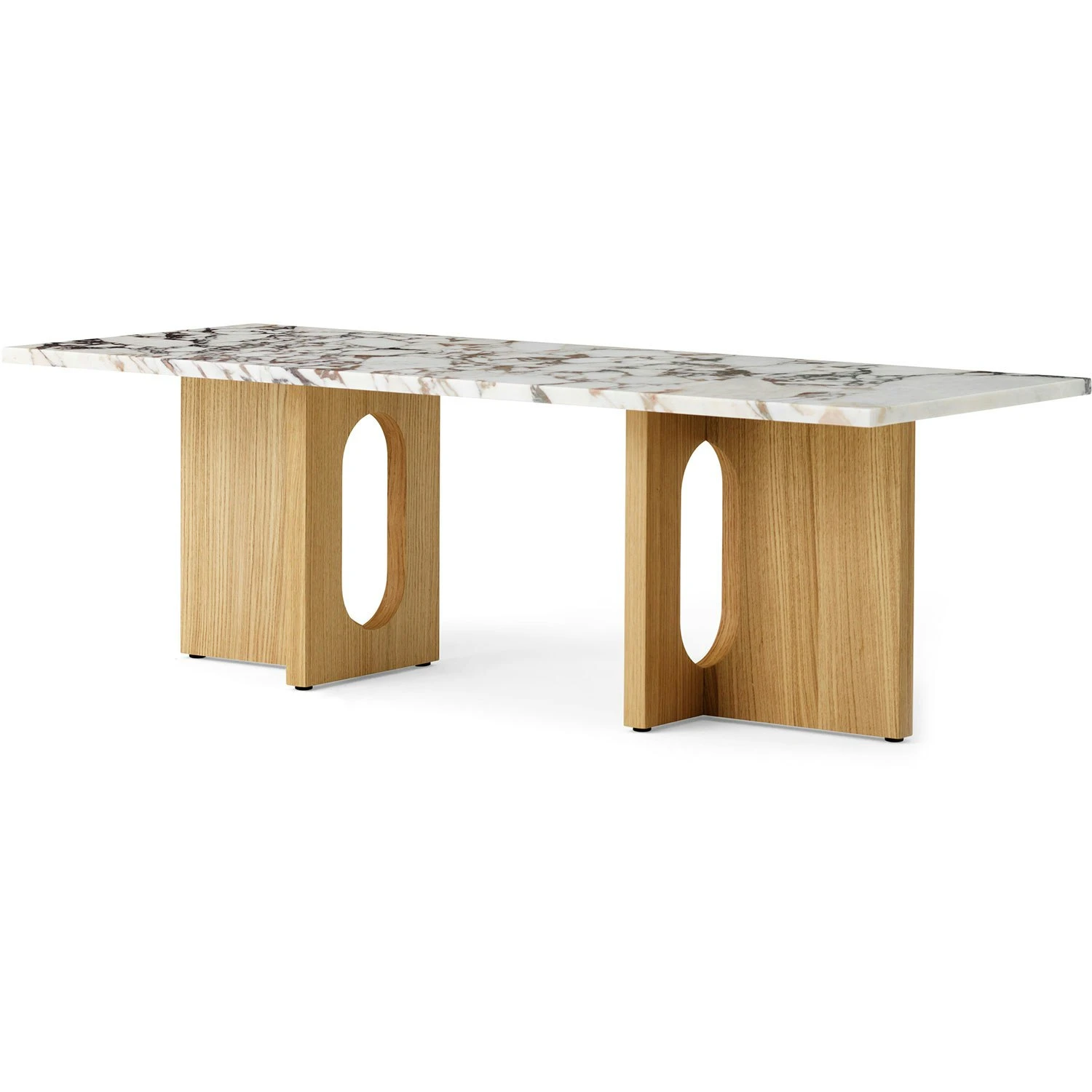 Menu Androgyne Kaffeetisch, Eiche / Calacatta Viola 2 Menu Androgyne Kaffeetisch, Eiche / Calacatta Viola – Bild 2