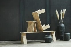 SitzEleganz Geschaft -SitzEleganz Geschaft muubs angle bench black stazed ek l160xd35xh46 cm 8