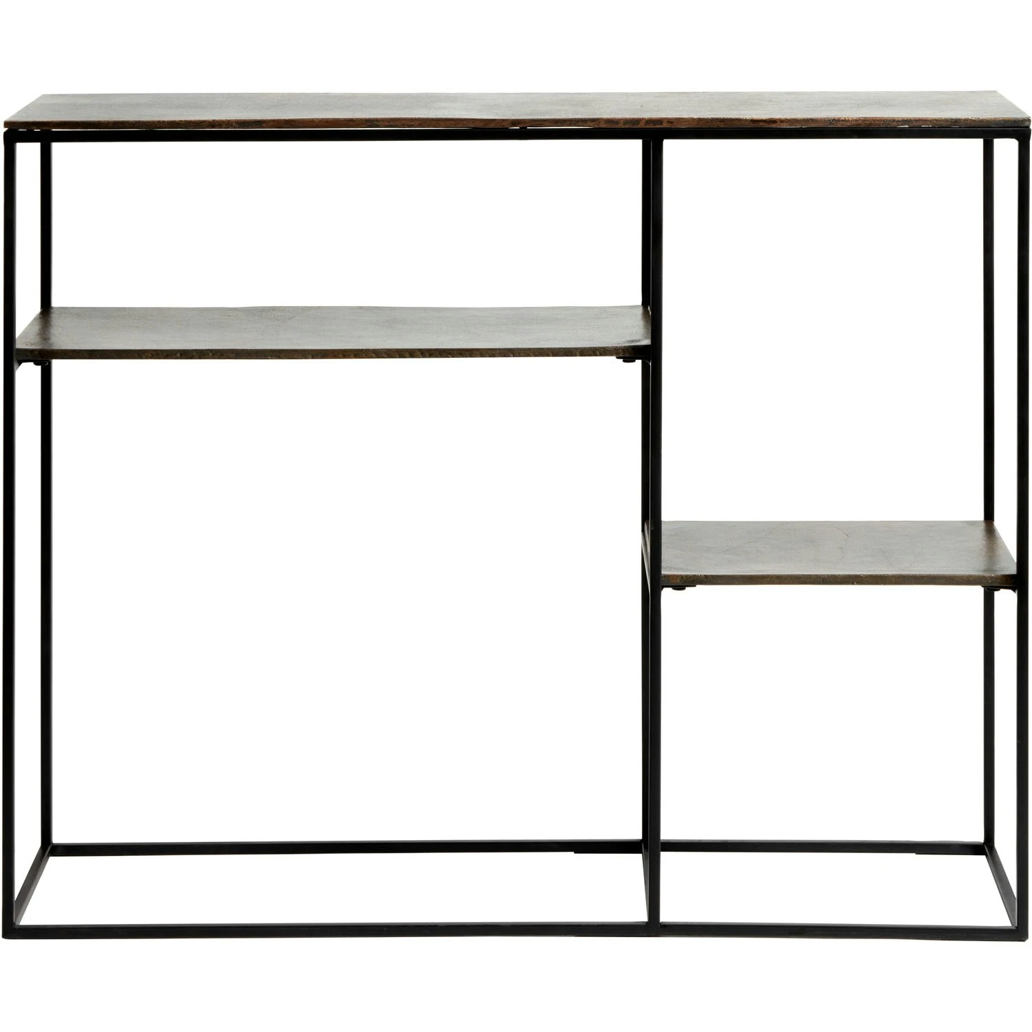 Muubs Hitch Konsolentisch L110xD30xH90 Cm, Schwarz / Altmessingfarben 1 Muubs Hitch Konsolentisch L110xD30xH90 Cm, Schwarz / Altmessingfarben