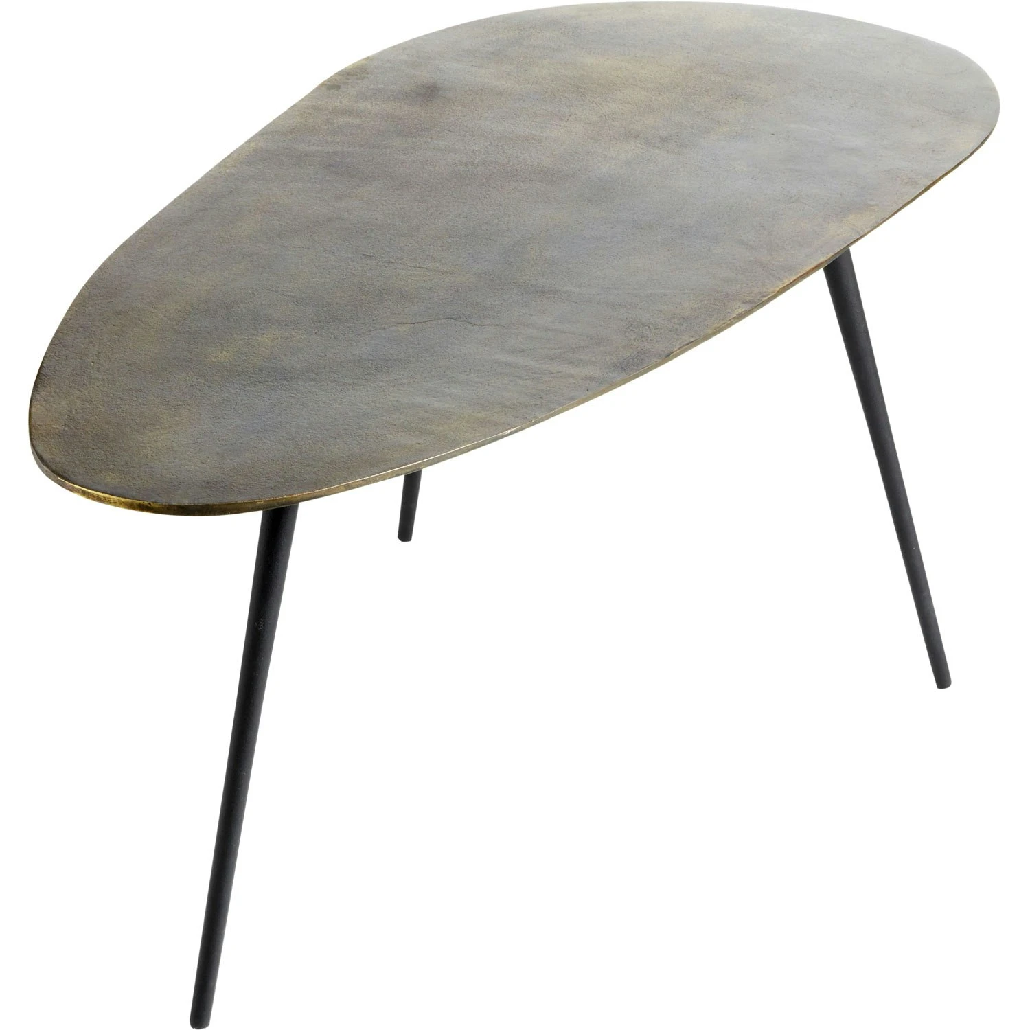 Muubs Hitch Organic Round Kaffeetisch Schwarz / Altmessingfarben, 57x115 Cm 2 Muubs Hitch Organic Round Kaffeetisch Schwarz / Altmessingfarben, 57x115 Cm – Bild 2