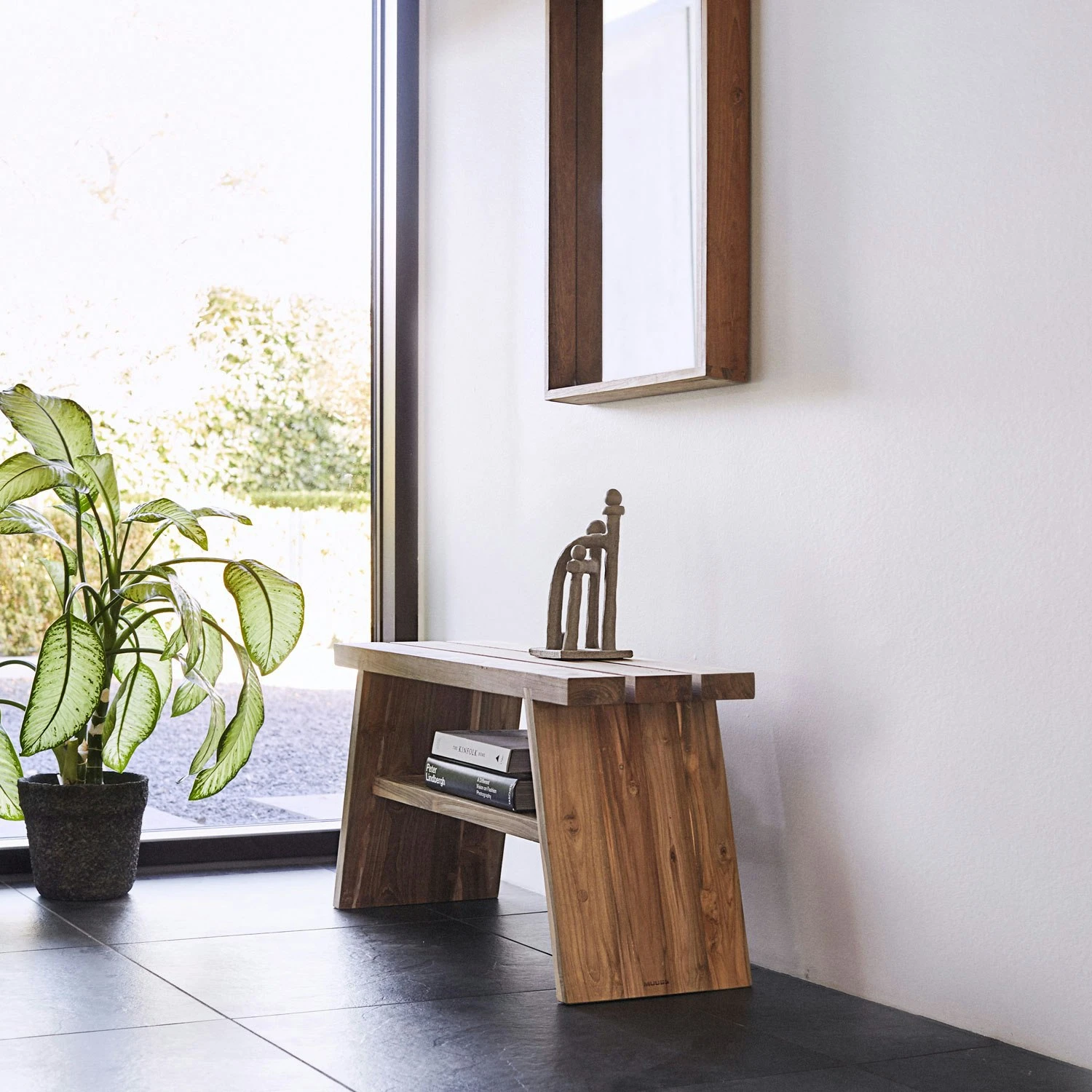 Muubs Soul Bank Recycelt Teakholz 30x90 Cm, Natürlich 2 Muubs Soul Bank Recycelt Teakholz 30x90 Cm, Natürlich – Bild 2