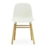Normann Copenhagen Form Stuhl, Weiss/Eiche