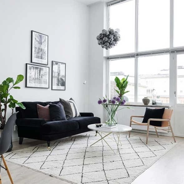 OX Denmarq O Kaffeetisch, Weißer Marmor/Schwarz 2 OX Denmarq O Kaffeetisch, Weißer Marmor/Schwarz – Bild 2