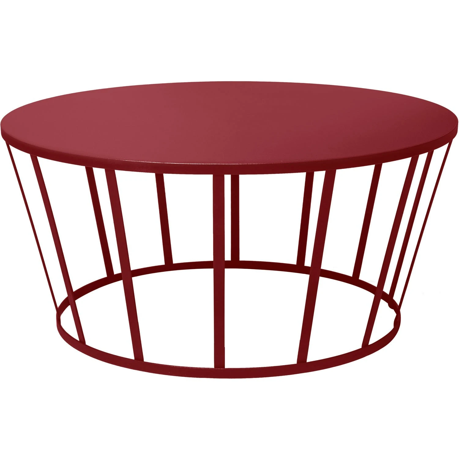Hollo Kaffeetisch, Burgunderrot 1 Hollo Kaffeetisch, Burgunderrot