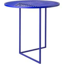 Iso-A Beistelltisch, Blau