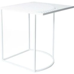 Iso-B Beistelltisch, Weiß