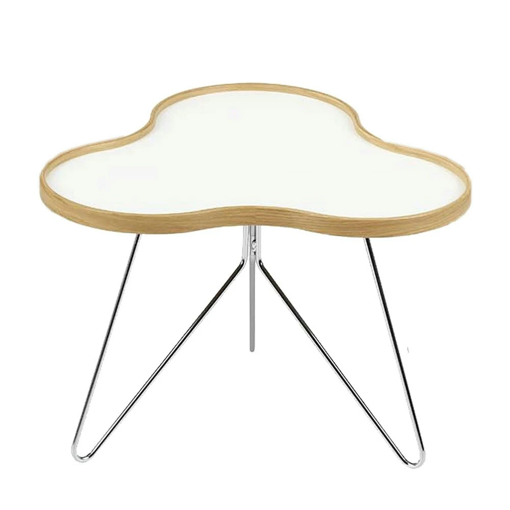 Swedese Flower Tisch 66x62cm, Eiche/Weiss 1 Swedese Flower Tisch 66x62cm, Eiche/Weiss