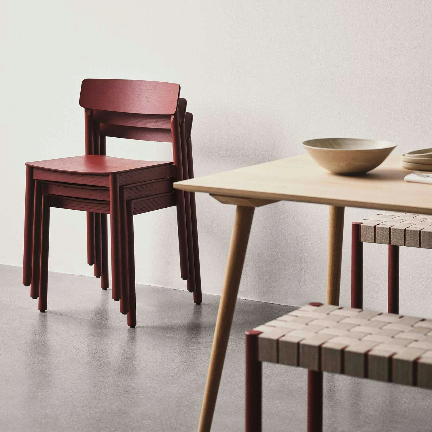 &Tradition Betty TK5 Bank , Maroon 3 &Tradition Betty TK5 Bank , Maroon – Bild 3