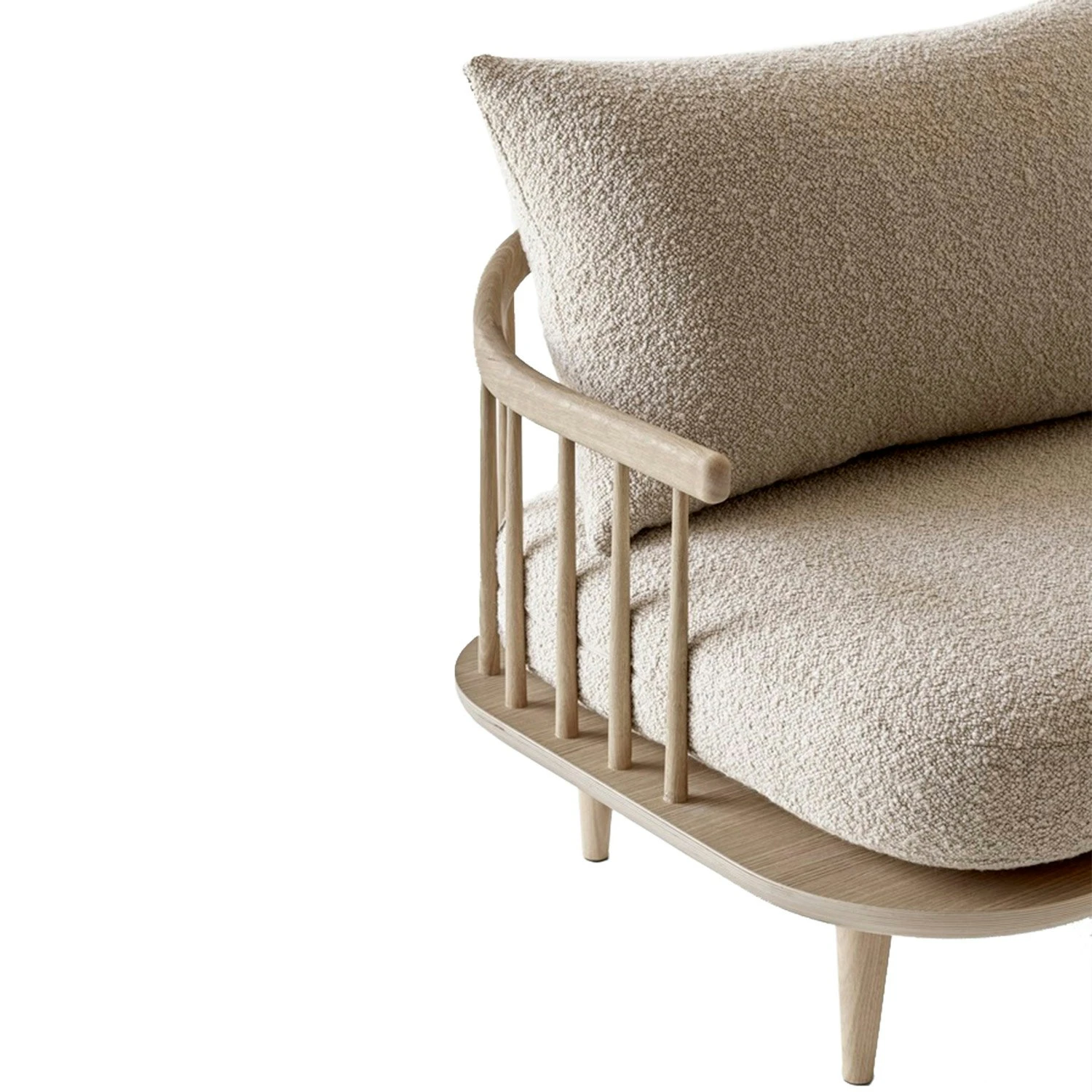 &Tradition Fly Sc12 Sofa, White Oiled Oak / Karakorum 003 4 &Tradition Fly Sc12 Sofa, White Oiled Oak / Karakorum 003 – Bild 4