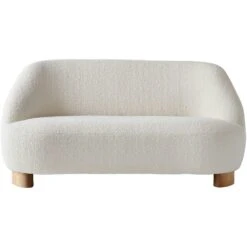 &Tradition Margas LC3 Sofa 2-Sitzer, Eiche/Karakorum 001