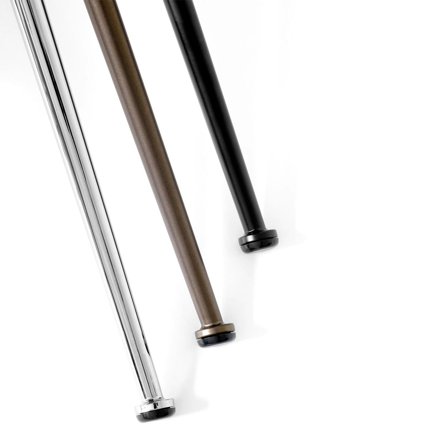 &Tradition Rely Stuhl HW6, Chrom / Rotbraun 2 &Tradition Rely Stuhl HW6, Chrom / Rotbraun – Bild 2