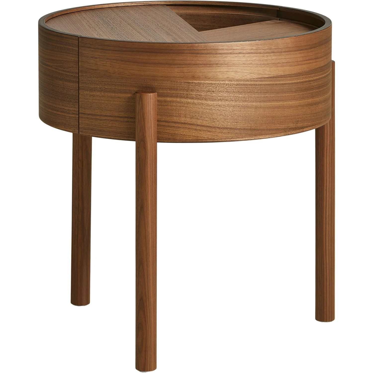 Woud ARC Beistelltisch, Walnussfarben 1 Woud ARC Beistelltisch, Walnussfarben