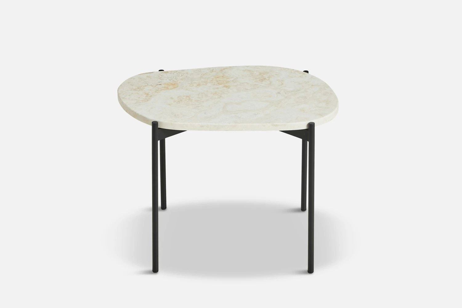 Woud LA TERRA Beistelltisch Travertin Elfenbein, L: 57,2 Cm 2 Woud LA TERRA Beistelltisch Travertin Elfenbein, L: 57,2 Cm – Bild 2