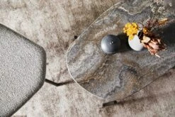 Woud LA TERRA Beistelltisch Travertin Grau, L: 57,2 Cm -SitzEleganz Geschaft woud la terra tisch travertin grau 3